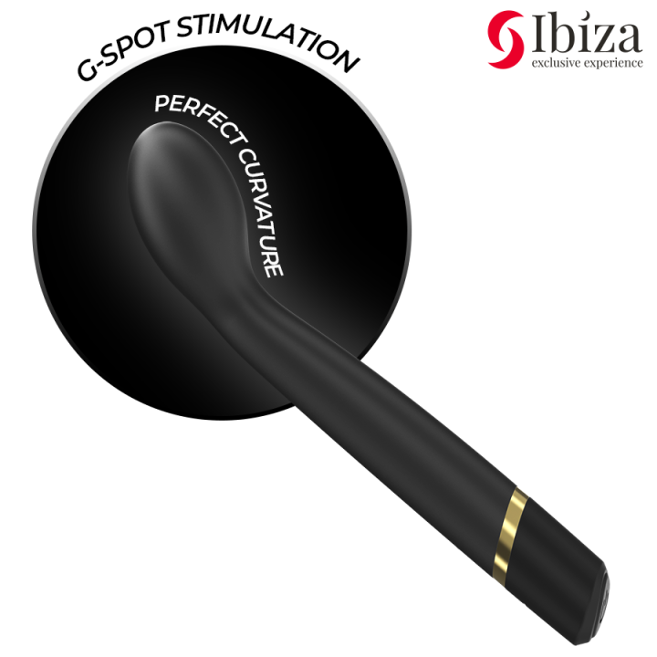 IBIZA - VIBRADOR PUNTO·G 10 VIBRACIONES RECARGABLE IBIZA - G-SPOT VIBRATOR 10 VIBRATIONS RECHARGEABLE