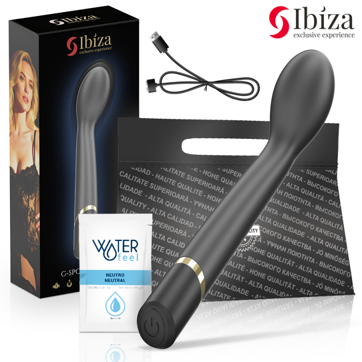 IBIZA - VIBRADOR PUNTO·G 10 VIBRACIONES RECARGABLE IBIZA - G-SPOT VIBRATOR 10 VIBRATIONS RECHARGEABLE