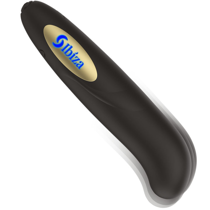 IBIZA - CLIT STIMULATOR USB CHARGER 10 VIBRATION MODES GOLDEN 13 X 2,9 CM