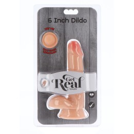 Dual Density Dildo 6 inch Balls