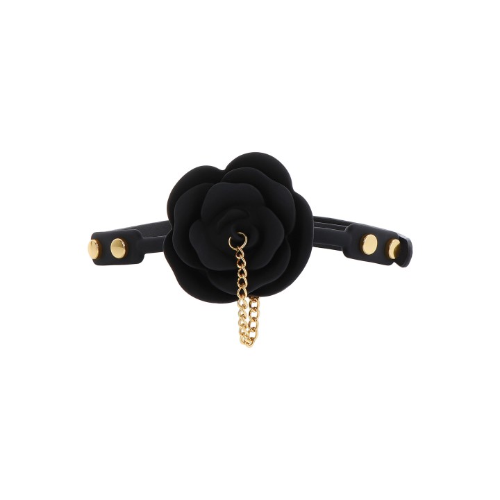 Rose Ball Gag with Plug