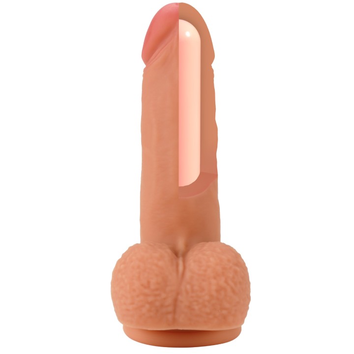 Realistic Dildo Liquid Silicone 18 cm