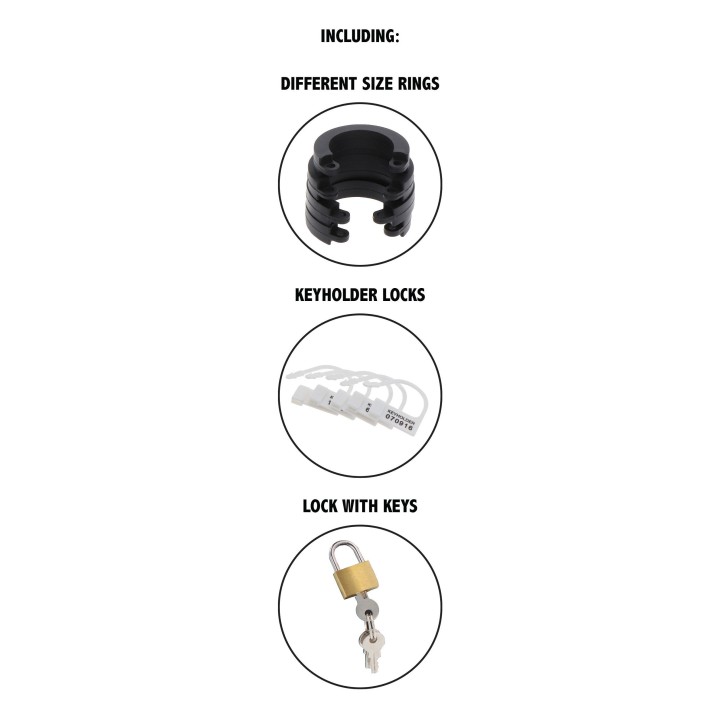 Chastity Cock Cage Silicone Small