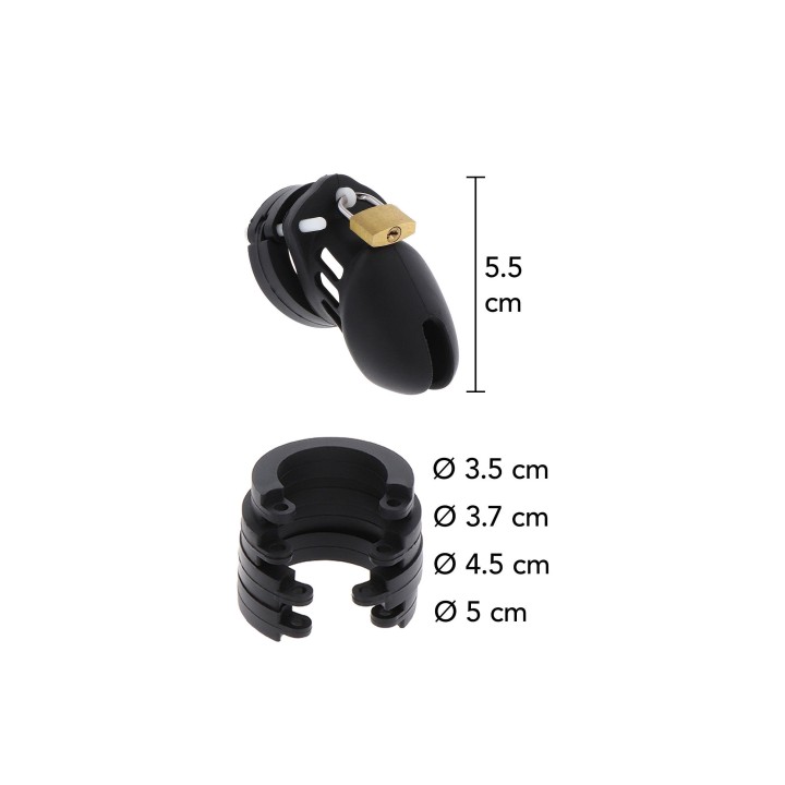Chastity Cock Cage Silicone Small