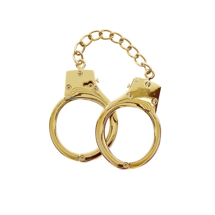 Gold Plated BDSM Handcuffs