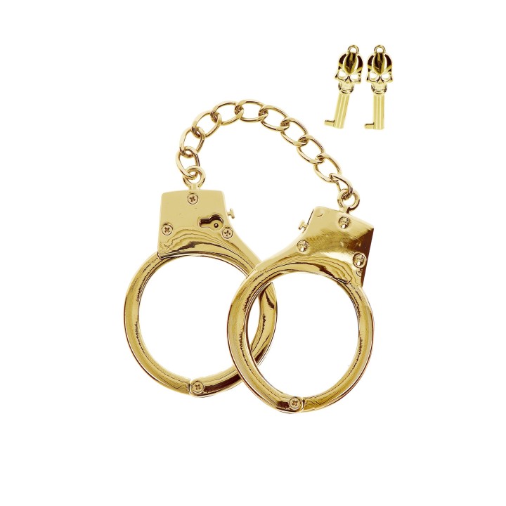 Gold Plated BDSM Handcuffs