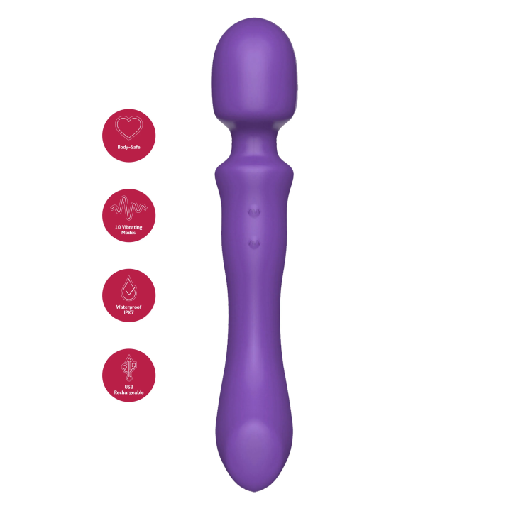 Dual-Sided Massaging Vibrating Wand