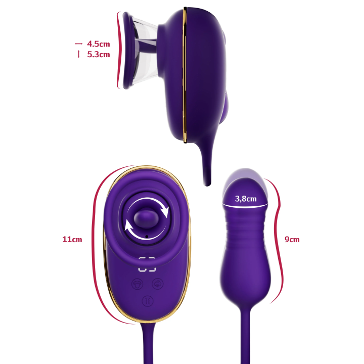 Licking Clitoral Pump & Anal Stimulator
