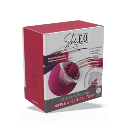 Vibrating & Rotating Nipple & Clitoral Pump