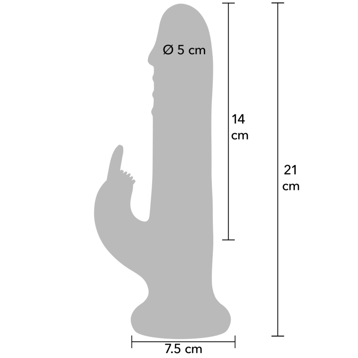 Rotating Beads Rabbit Vibrator