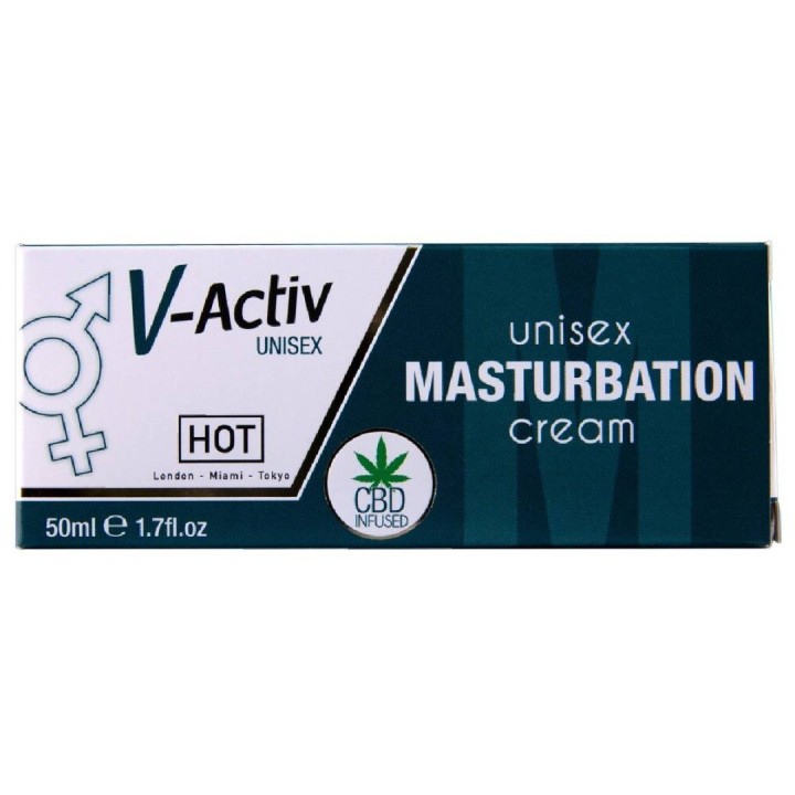 Hot Masturbationscreme mit CBD - unisex 50ml