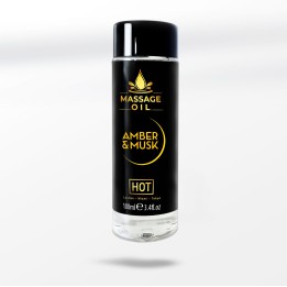Hot Massage Oil  amber & musk 100ml