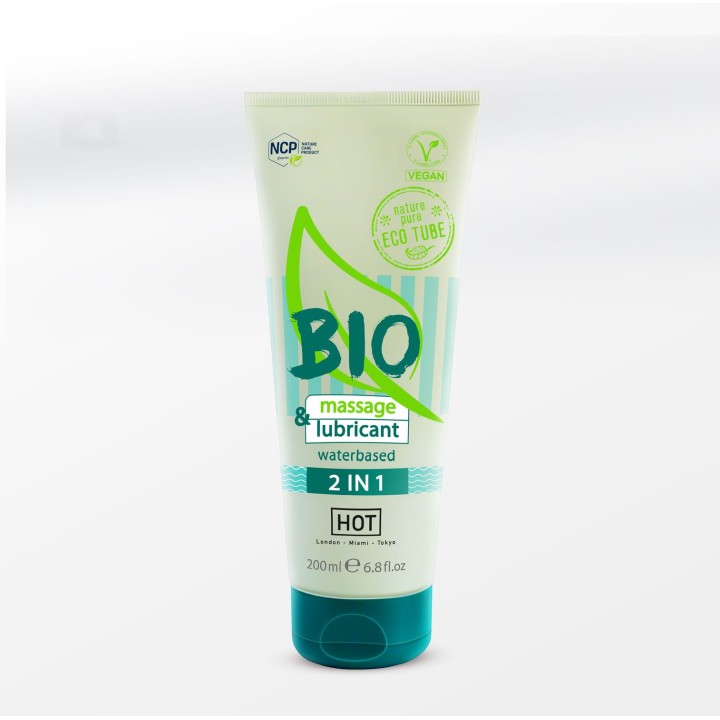 Hot Bio massage & lubricant waterbased 2 in 1 200ml