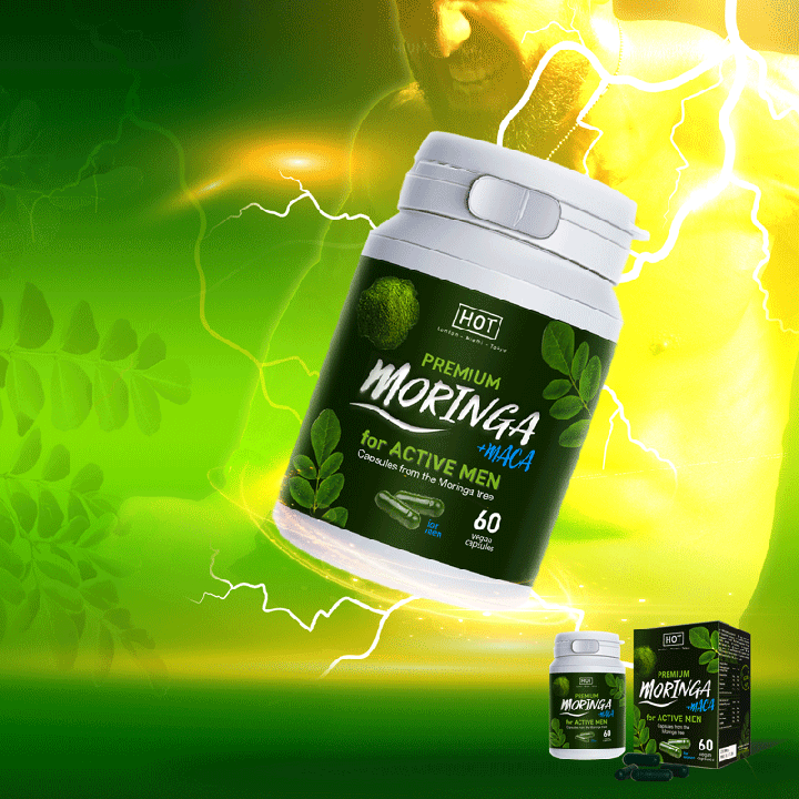 Hot Bio Moringa Man Power - 60 caps