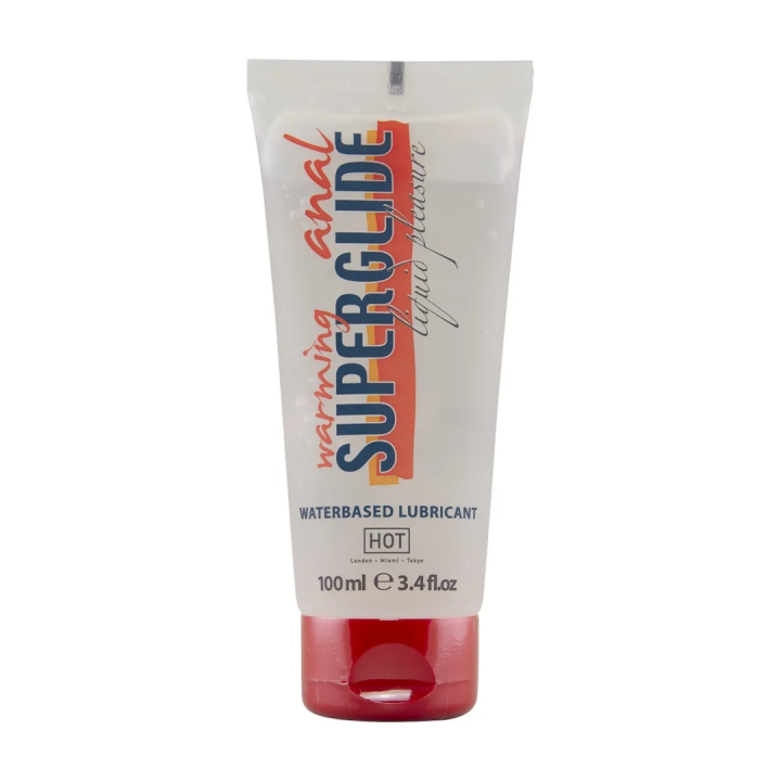 Hot Anal Superglide Warming Liquid Pleasure - waterbased lubricant 100ml
