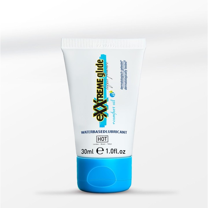 Hot eXXtreme Glide - waterbased lubricant + comfort oil a+ 30ml