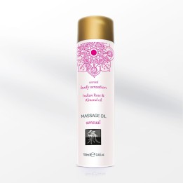 Shiatsu Massage oil sensual - Indian Rose & Almond oil 100ml