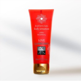 Shiatsu Love Lubricant edible - Strawberry 75ml
