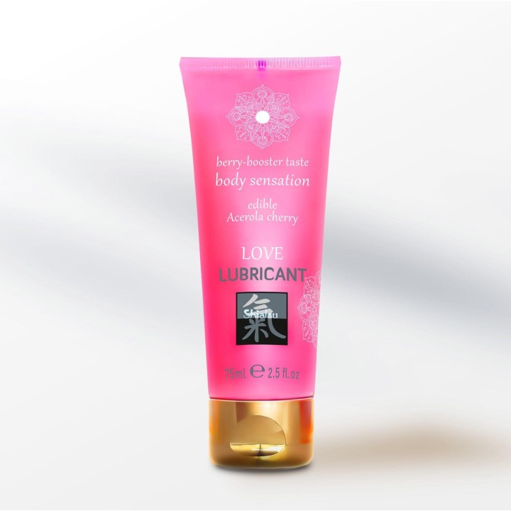 Shiatsu Love Lubricant edible - Acerola Cherry 75ml