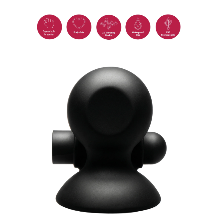 Rechargeable Vibrating Nipple Suckers