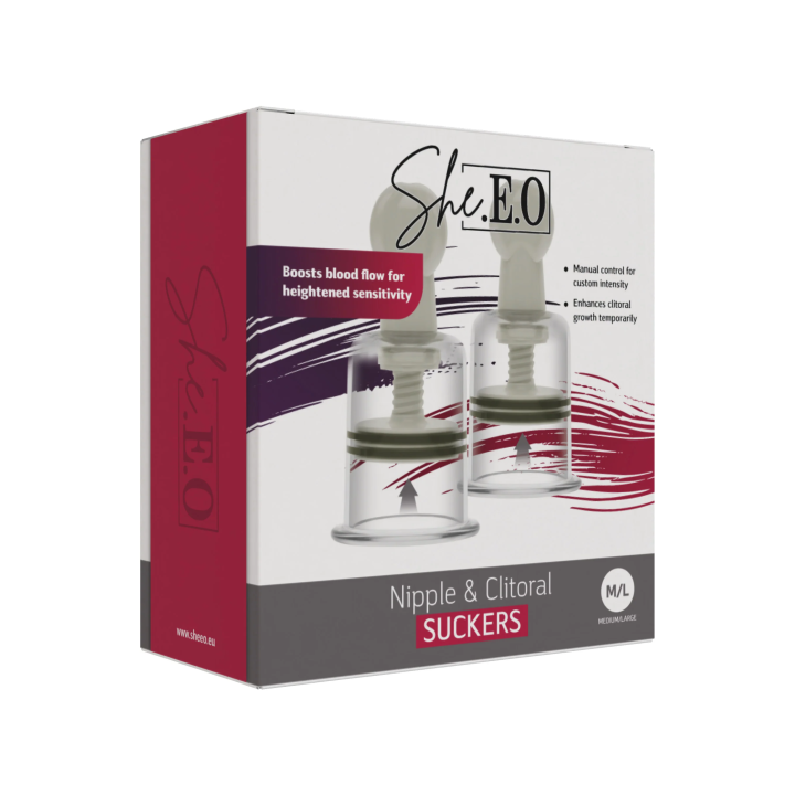Nipple & Clitoral Suckers M/L
