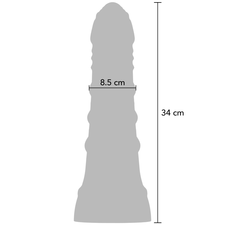 Big Boys Dong PVC 34 cm