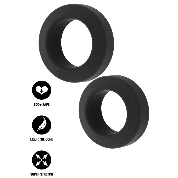 Double Stackers C-Rings 2 Pcs Set