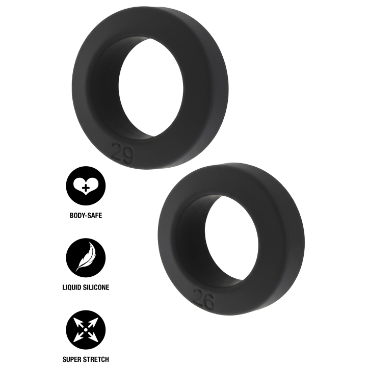 Double Stackers C-Rings 2 Pcs Set
