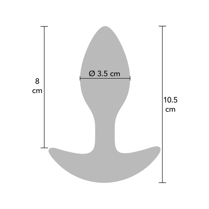 Weighted Anal Plug 185g