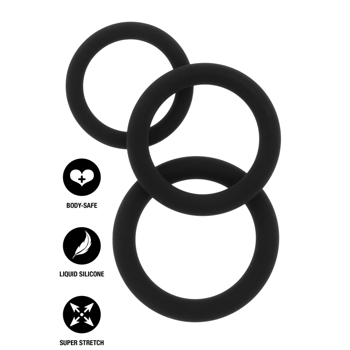 Stamina Starter C-Rings 3 Pcs Set