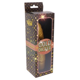ToyJoy Get Real Gold Dicker Original Vibrator 20 cm