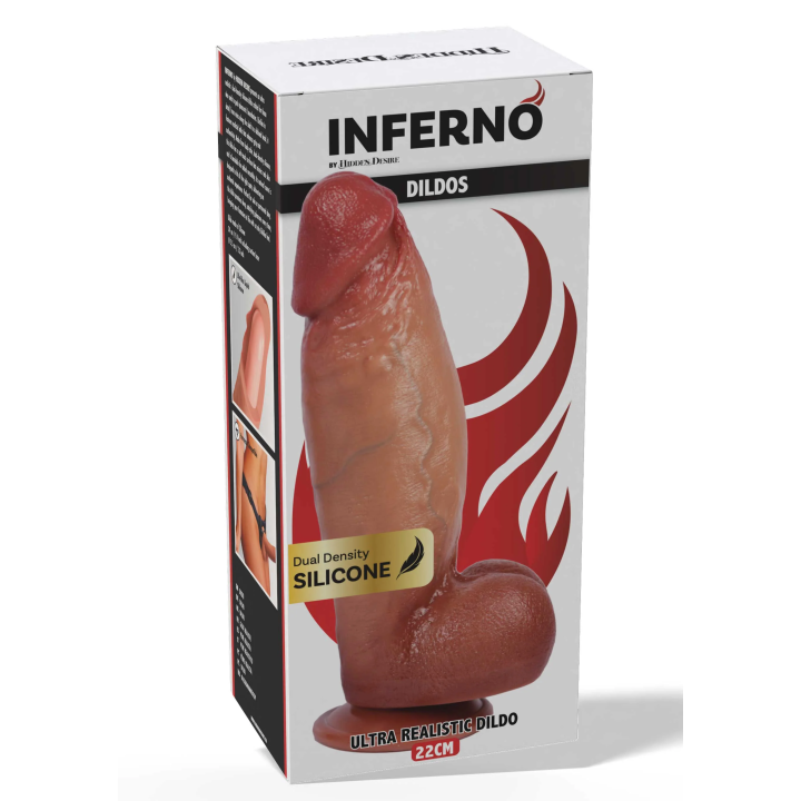 Ultra Realistic Dildo Silicone 22 cm