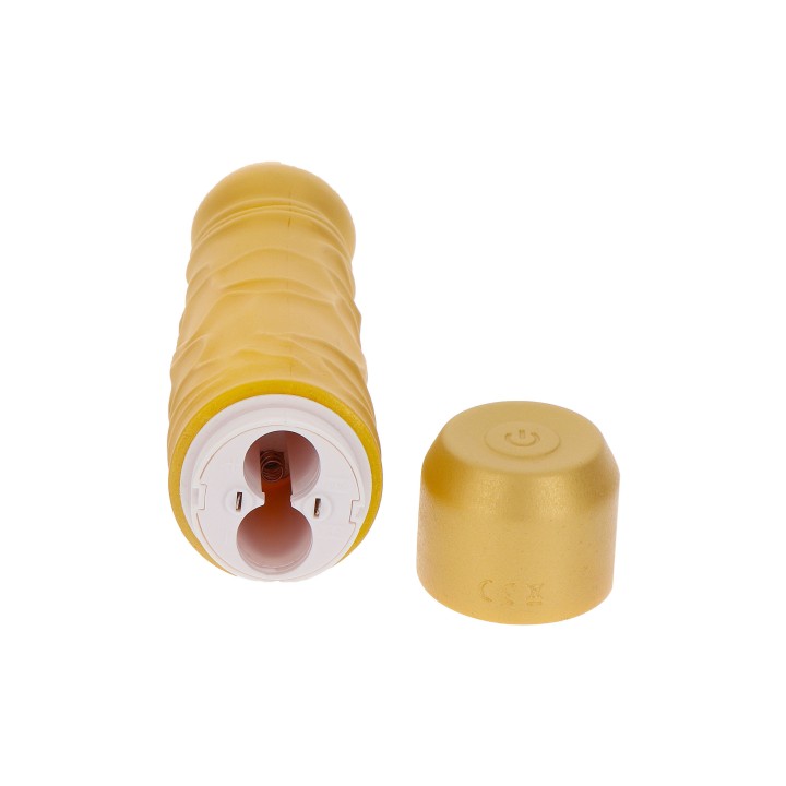 ToyJoy Get Real Gold Dicker Original Vibrator 20 cm