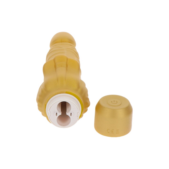 ToyJoy Get Real Gold Dicker Stim Vibrator 22 cm