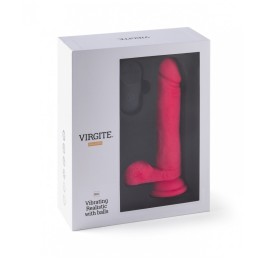 REALISTIC VIBRATOR "R16" PINK 16 CM W/ R