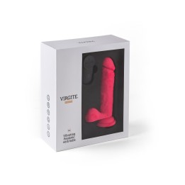 REALISTIC VIBRATOR "R12" PINK 14.4CM W/