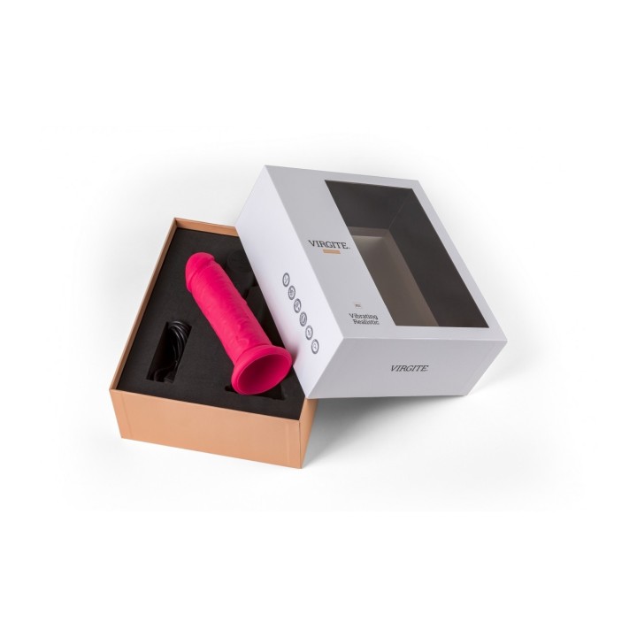 REALISTIC VIBRATOR "R11" PINK 14.4CM W/