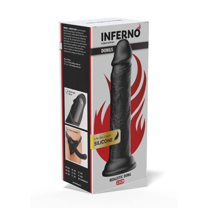 Realistic Dong Liquid Silicone 23 cm