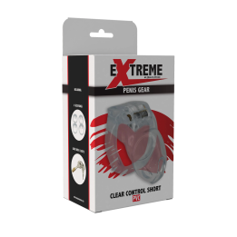 Clear Control Cock Cage Short