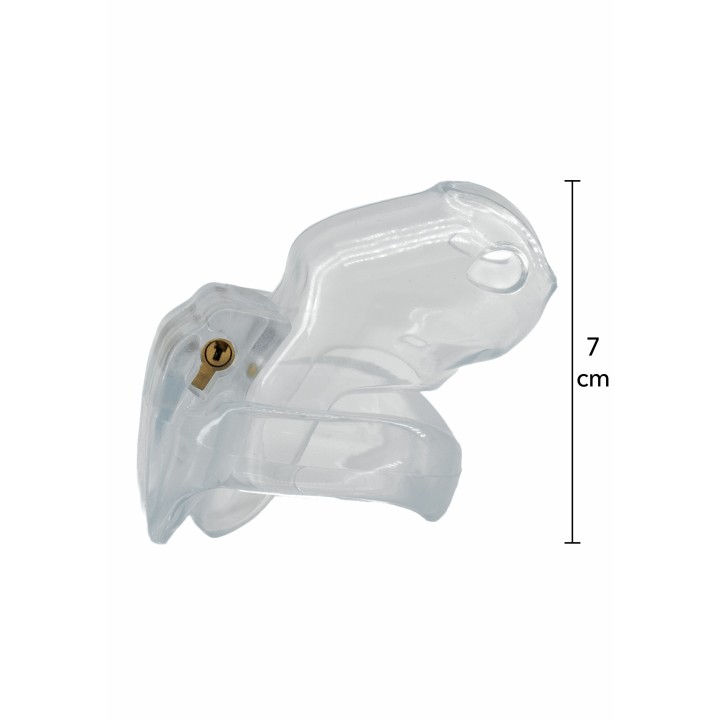 Clear Control Cock Cage Short