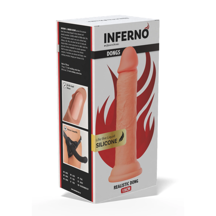 Realistic Dong Liquid Silicone 19 cm