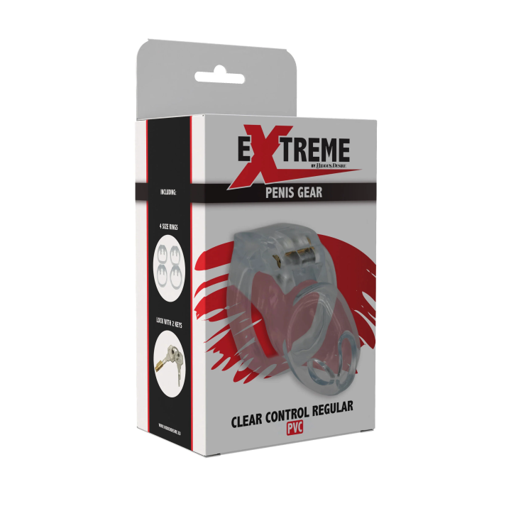 Clear Control Cock Cage Regular