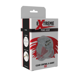 Clear Control Cock Cage X-Short