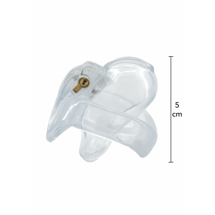 Clear Control Cock Cage X-Short