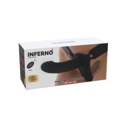 Double Vibrating Pleasure Penis Strapon Silicone 14 cm