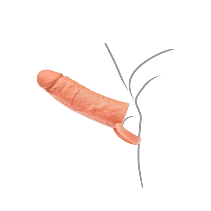 Penis Sleeve Liquid Silicone Ring 20 cm