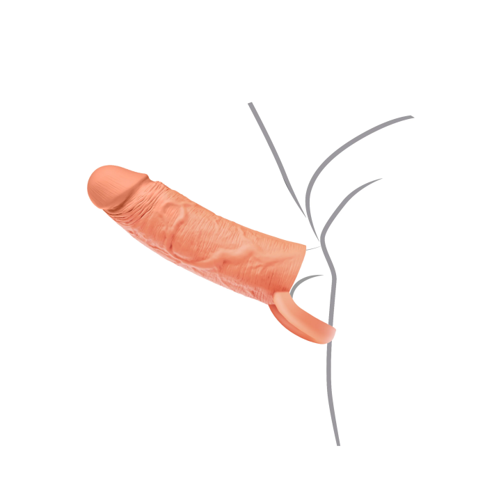 Penis Sleeve Liquid Silicone Ring 20 cm