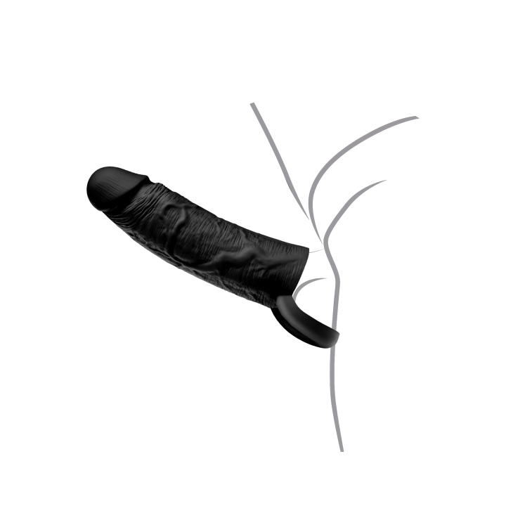 Penis Sleeve Liquid Silicone Ring 15 cm