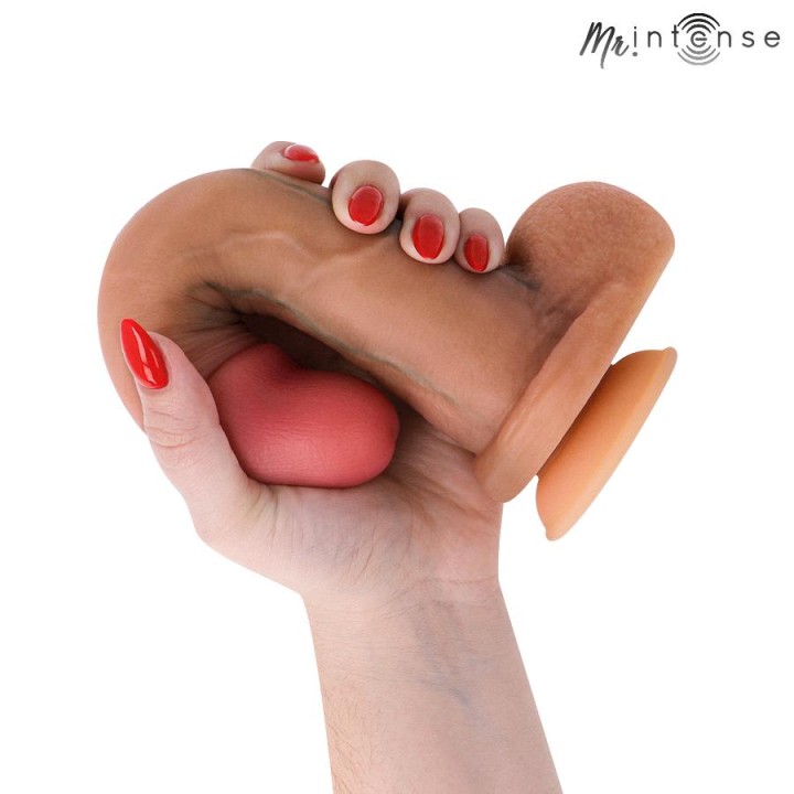 MR INTENSE - GARY L ULTRA-REALISTIC SILICONE COCK WITH TESTICLES 23 CM - Ø- 4.7 CM