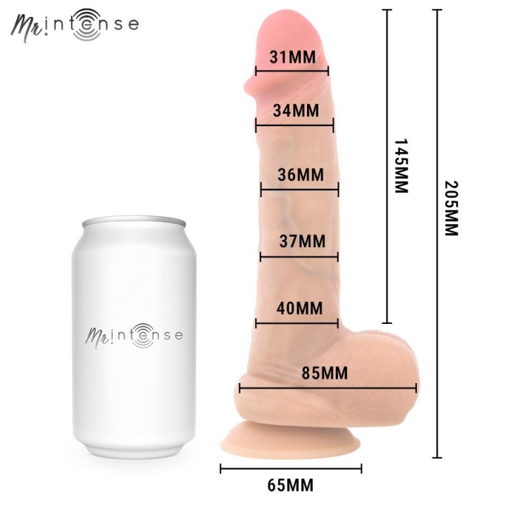 MR INTENSE - DANNY SILICONE EJACULATING DILDO 20.5 CM -Ø- 4 CM